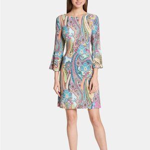 NEW! Fun Paisley Print Tommy Hilfiger Dress, 12P